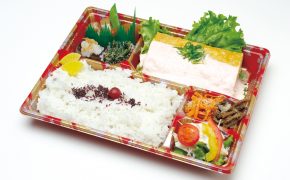 写真：だし巻き明太子ソース弁当