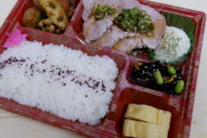 ゆで豚ねぎ塩ソース弁当