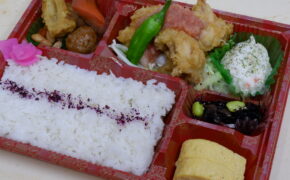 写真：とり天梅おろし弁当