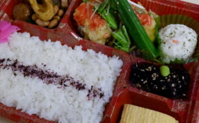 写真：鶏天梅肉あんかけ弁当