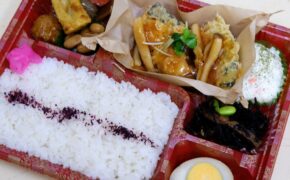 写真：骨なしサーモン和風きのこあんかけ弁当